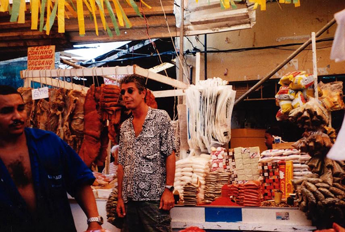 Anthony Bourdain during A Cook's tour Tv Series